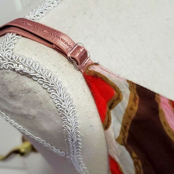 Planet Gold Colorful Boho Floral Fit & Flare Gauzy Mini Dress - Picture 5 of 11